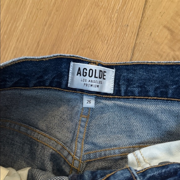 Agolde Pinch Waist High Rise Kick Flare Jeans - Picture 6 of 16